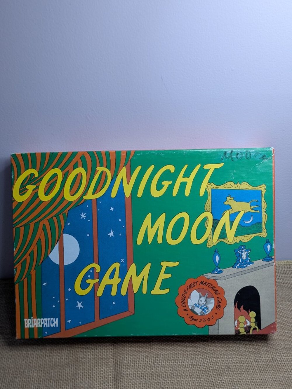 1997 Goodnight Moon Board Game Briarpatch COMPLETE Preschool Matching Vintage